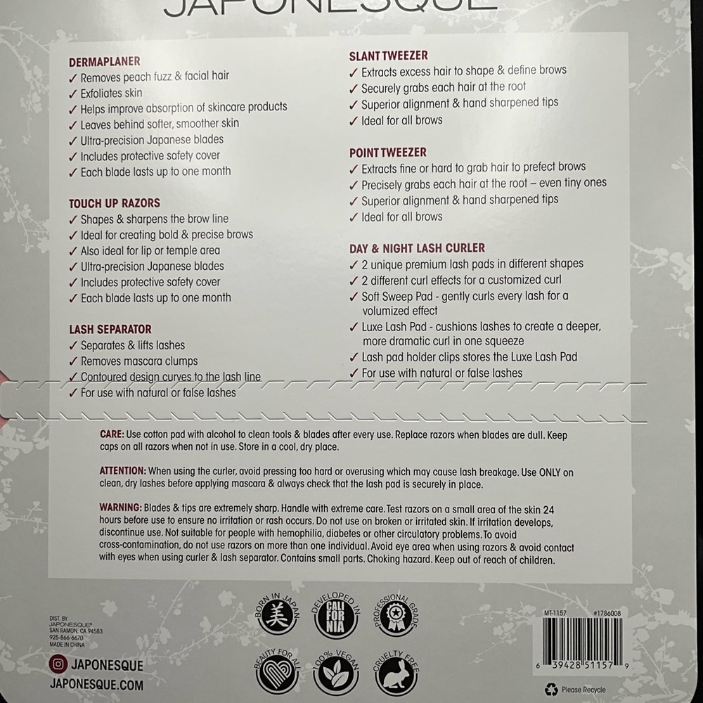 JAPONESQUE Flawless Face Kit - Pink - Picture 4 of 5
